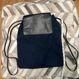 Suede Backpack